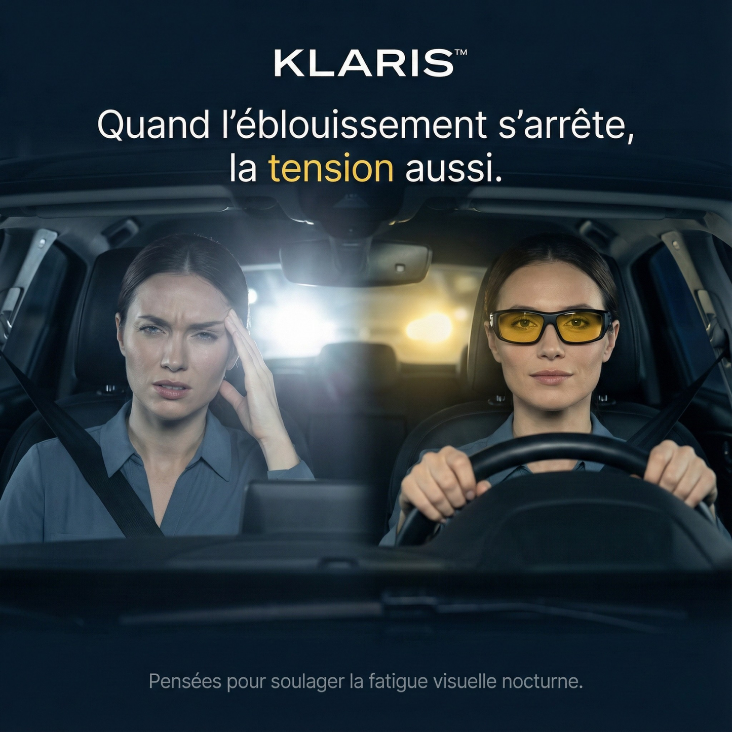 Klaris™ — Les lunettes qui clarifient votre vision nocturne