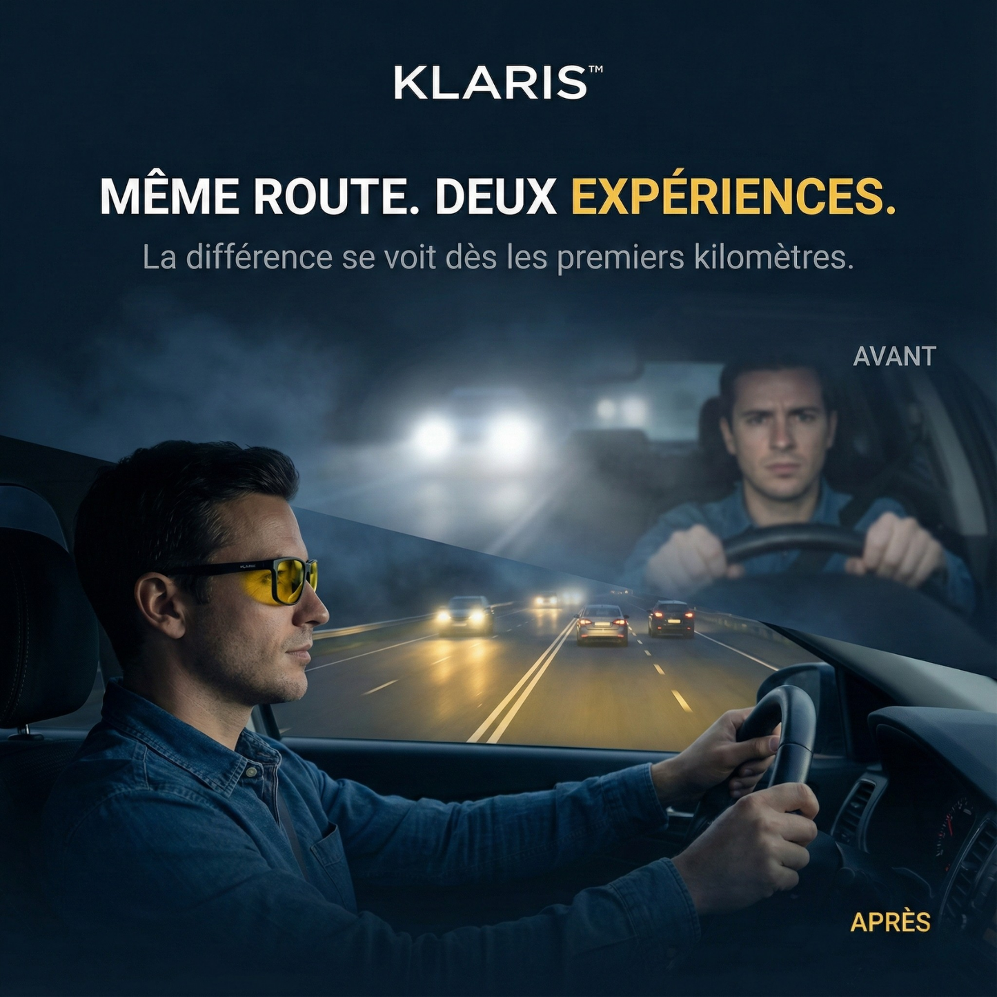 Klaris™ — Les lunettes qui clarifient votre vision nocturne