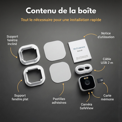 WindowCam™ – Sécurité premium, sans abonnement