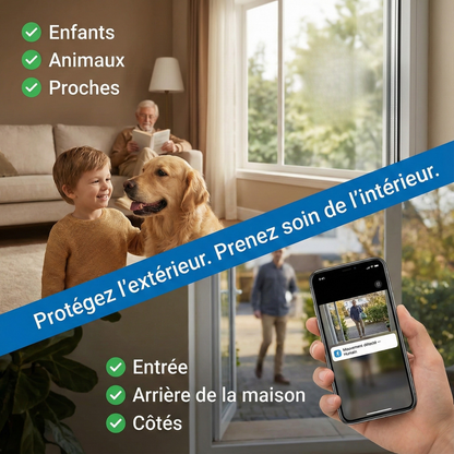 WindowCam™ – Sécurité premium, sans abonnement