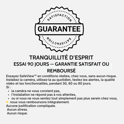 WindowCam™ – Sécurité premium, sans abonnement